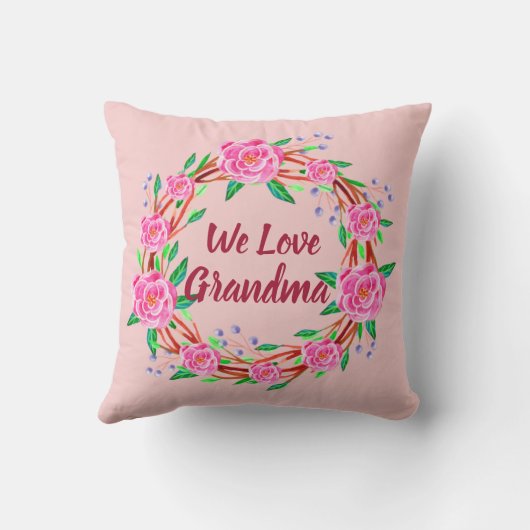 孫に愛される祖母の名前を変更 クッション (裏面)