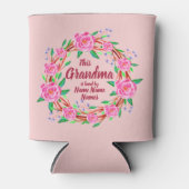 孫に愛される祖母の名前を変更 缶クーラー (正面)