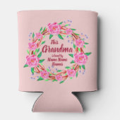 孫に愛される祖母の名前を変更 缶クーラー (裏面)