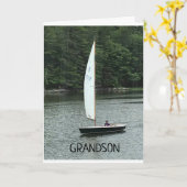 孫に誕生日!カード カード (黄色い花)