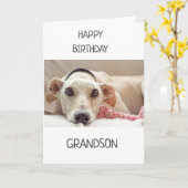 孫に誕生日!カード カード (黄色い花)