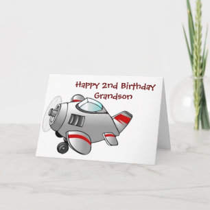 **孫に2歳の誕生日をお祝いします** カード