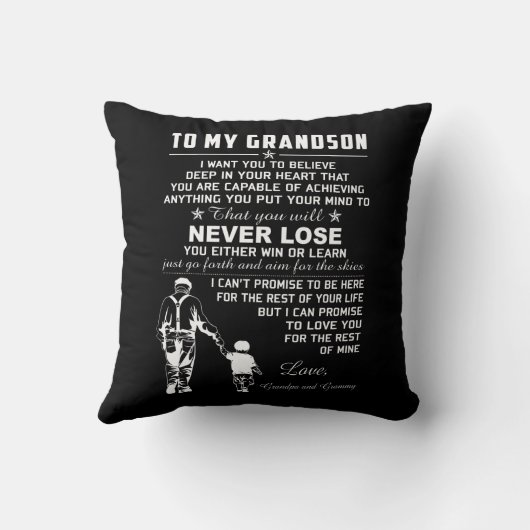 孫に クッション (裏面)