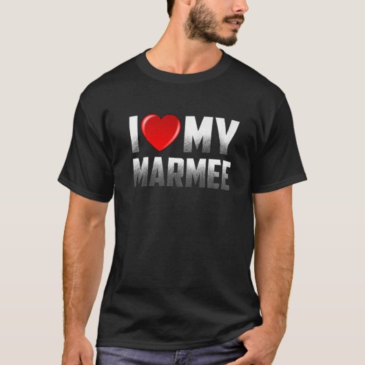 孫のおばあちゃん私は私のマーメマザーズ大好きD Tシャツ (正面)