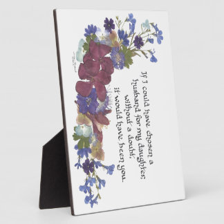 孫のお土産 フォトプラーク