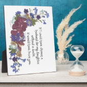 孫のお土産 フォトプラーク (側面)