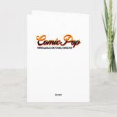 孫のためのビデオゲームをテーマにした誕生日 カード (裏面)