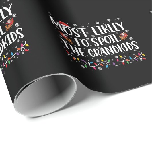 孫のクリスマスを台無しにしそうおもしろいだ ラッピングペーパー (ロールコーナー)