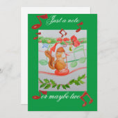 孫のクリスマスカード シーズンカード (正面/裏面)