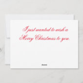 孫のクリスマスカード シーズンカード (裏面)