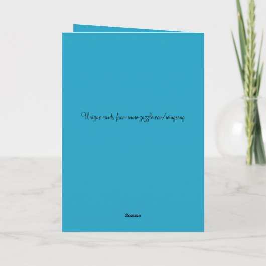 孫のクリスマス カード (裏面)