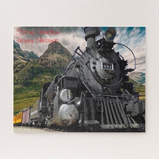 孫のクリスマス。 ジグソーパズル (横)