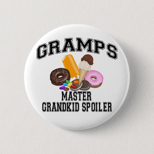 孫のスポイラーGramps 缶バッジ (正面)