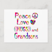 孫のハグ ポストカード (正面)