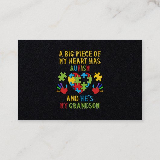 孫のハート 名刺 (正面)