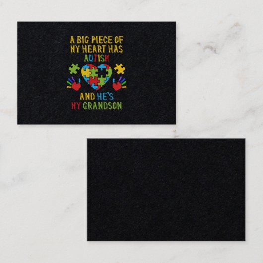 孫のハート 名刺 (正面/裏面)