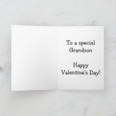 孫のバレンタイン-グリーティングカード シーズンカード (内部)