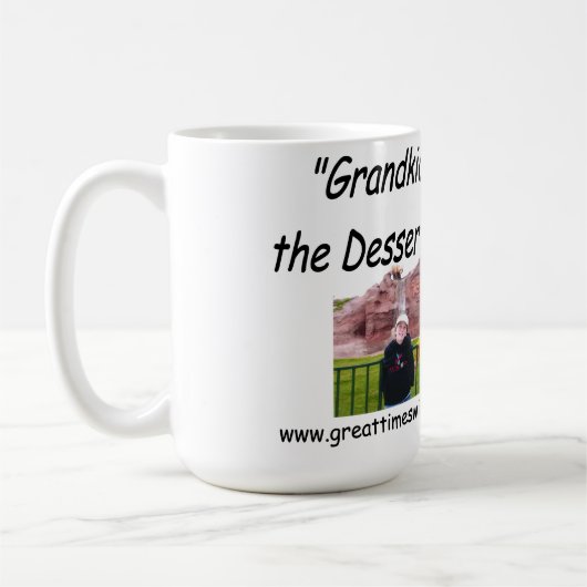 孫のマグとのすばらしい時 コーヒーマグカップ (左)