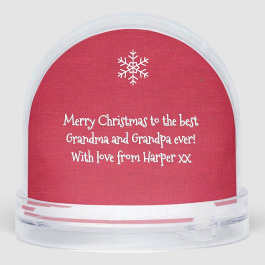 孫の写真を祖父母へのプレゼントに (裏面)