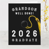 孫の卒業おめでとう2026カード カード (黄色い花)