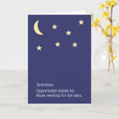 孫の卒業カード カード (黄色い花)