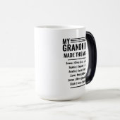 孫の名前を持つおじいちゃん モーフィングマグカップ (正面右)