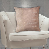 孫の名前ピンクミニマル金ゴールドグリッター クッション