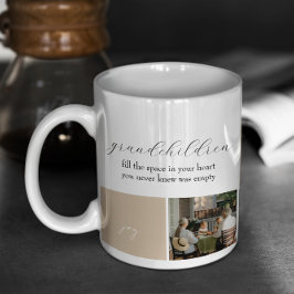 孫の喜び |写真のコラージュ | Mocha コーヒーマグカップ