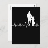 孫の孫のハートビート孫の孫の孫 ポストカード (正面/裏面)