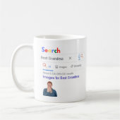 孫の孫の孫の孫からの祖母のギフト コーヒーマグカップ (左)