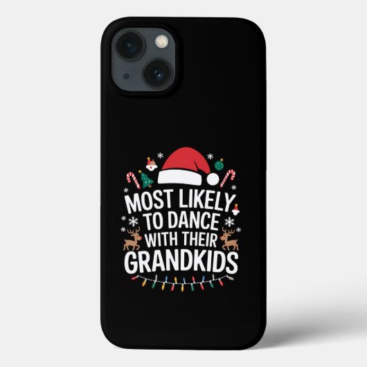 孫の家族と一緒に踊りそうな Case-Mate iPhoneケース (裏面)