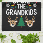 孫の家族のジョークを台無しにしそうである キッチンタオル (折り畳み)