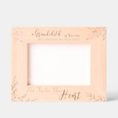 孫の愛の刻印Touchあなたのハートフレーム レーザー彫刻フレーム (正面)