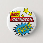 孫の最高のエバポップ・アートのル漫画書 缶バッジ (正面)