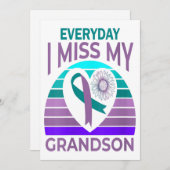 孫の死を偲ぶ 心の自殺予防意識を高めるギフト シーズンカード (正面/裏面)