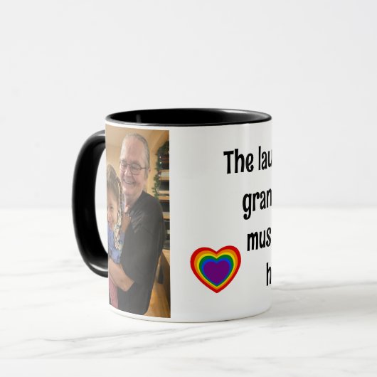 孫の笑い マグカップ (正面左)