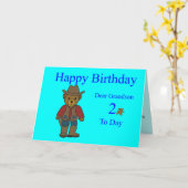 孫の第2バースデー・カード カード (黄色い花)