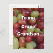 孫の素晴らし場合 ポストカード (正面/裏面)