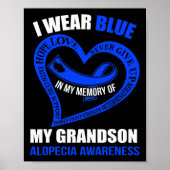 孫の脱毛症の認識度 ポスター (正面)