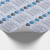 孫の詩-第21誕生日 ラッピングペーパー (角)