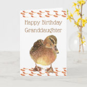 孫の誕生日のおもしろいのダッキーのにせ医者のにせ医者 カード (黄色い花)