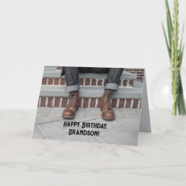 孫の誕生日カード サンキューカード