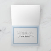 孫の誕生日カ王室のード カード (内部)