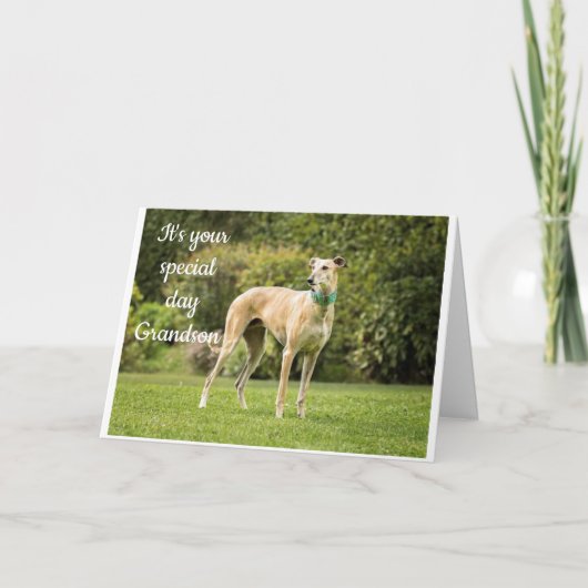 *孫の誕生日* 「幸せ」カード カード (正面)