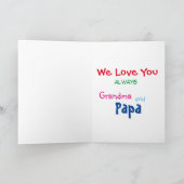 孫の誕生日card.boys.sons.male カード (内部)