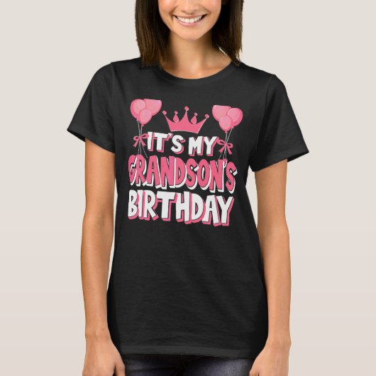 孫の誕生祝い Tシャツ (正面)