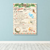 孫の贈り物に、孫と孫に、鳥の愛 キャンバスプリント (インサイチュ (ウッドフロア))