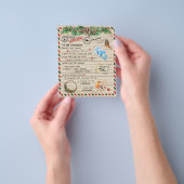 孫の贈り物に、孫と孫に、鳥の愛 チラシ (手)