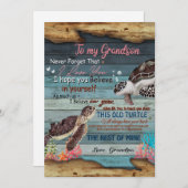 孫の贈り物 |おじいちゃんから孫に宛てた手紙 シーズンカード (正面/裏面)