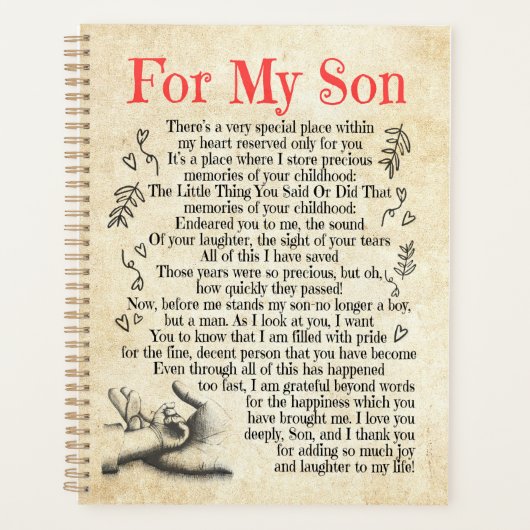 孫の贈り物 |ご加入いただきありがとうございました プランナー手帳 (正面)